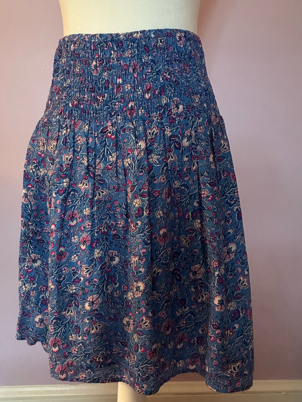 Fun Summer Smocked Waist Skirt
